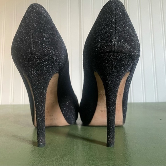 Kate Spade LORI Sugar Suede Sparkly Heels - Picture 9 of 10
